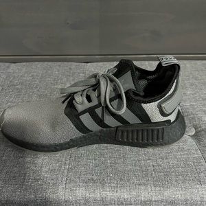 Grey and Black Adidas NMD size 8.5 men